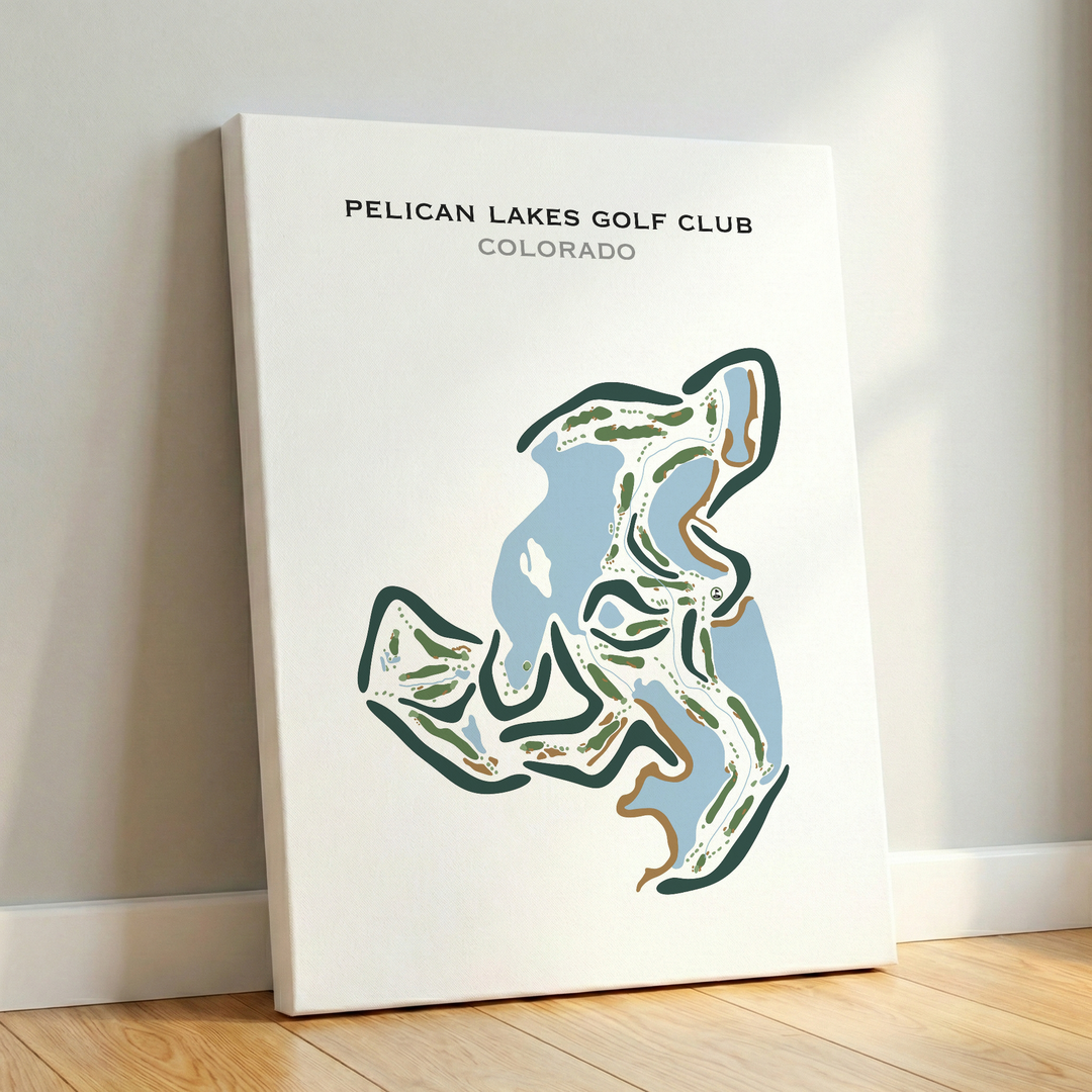 Pelican Lakes Golf Club, Colorado - Printed Golf Courses