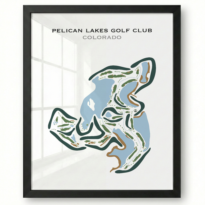 Pelican Lakes Golf Club, Colorado - Printed Golf Courses