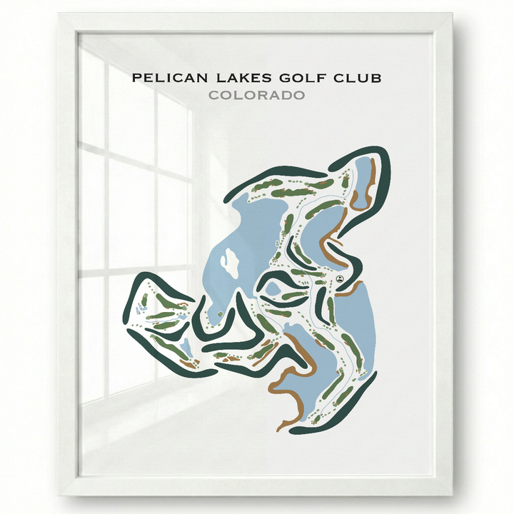 Pelican Lakes Golf Club, Colorado - Printed Golf Courses