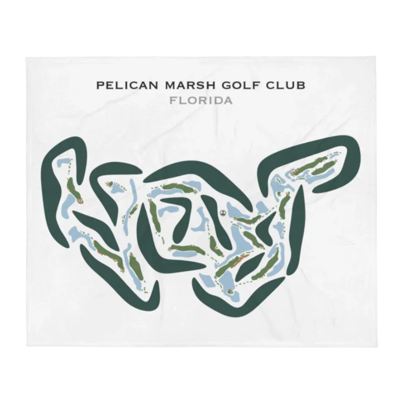 Pelican Marsh Golf Club, Florida - Printed Golf Courses