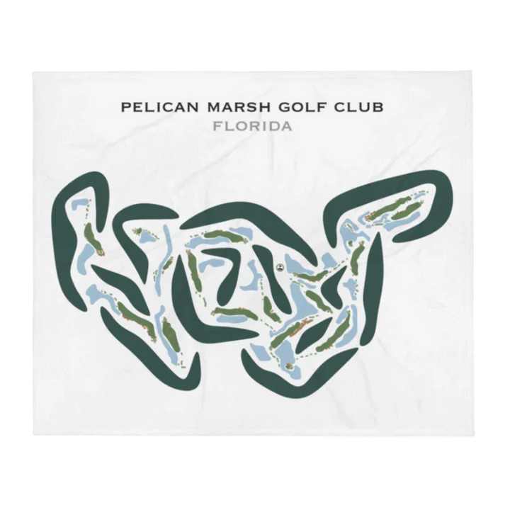 Pelican Marsh Golf Club, Florida - Printed Golf Courses