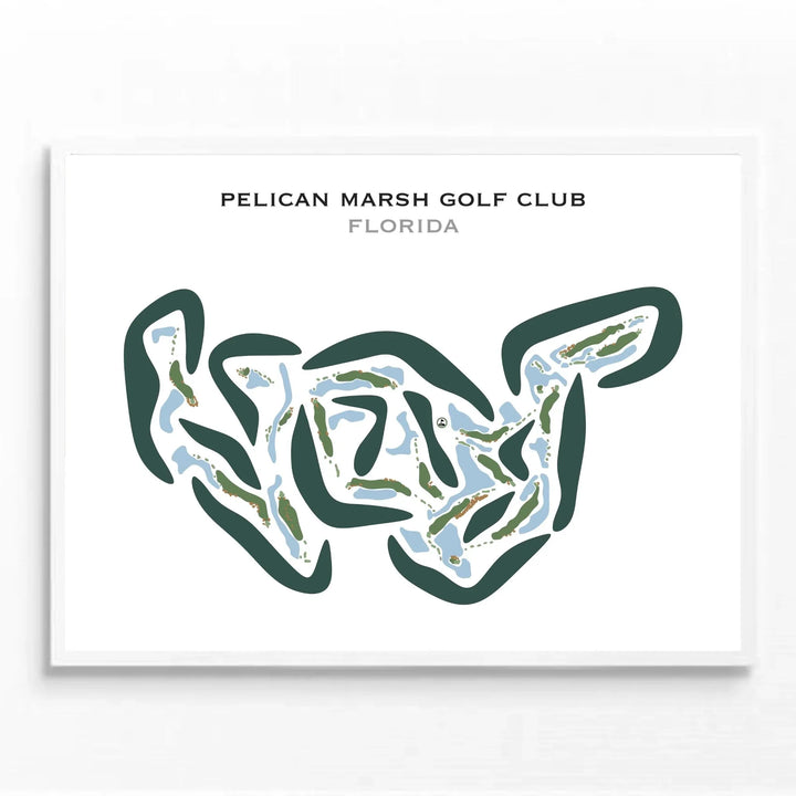Pelican Marsh Golf Club, Florida - Printed Golf Courses