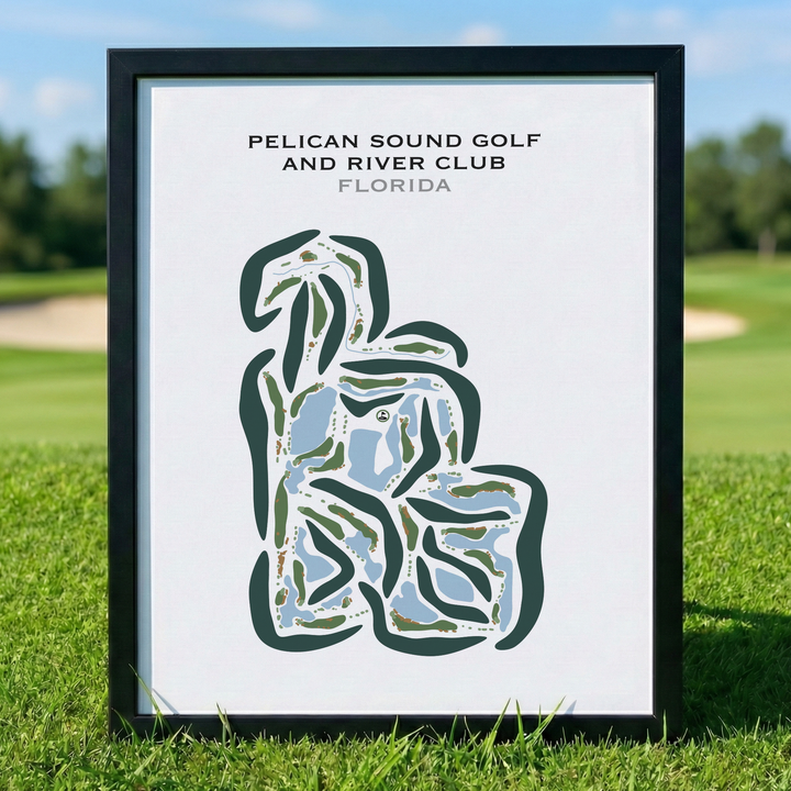 Pelican Sound Golf & River Club, Florida - Printed Golf Courses