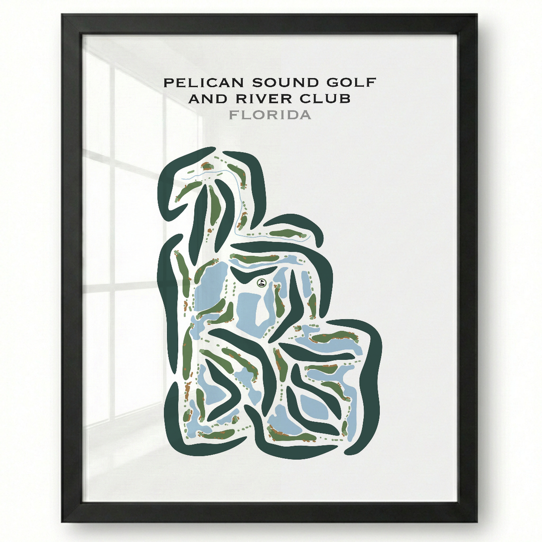 Pelican Sound Golf & River Club, Florida - Printed Golf Courses