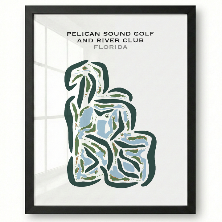Pelican Sound Golf & River Club, Florida - Printed Golf Courses