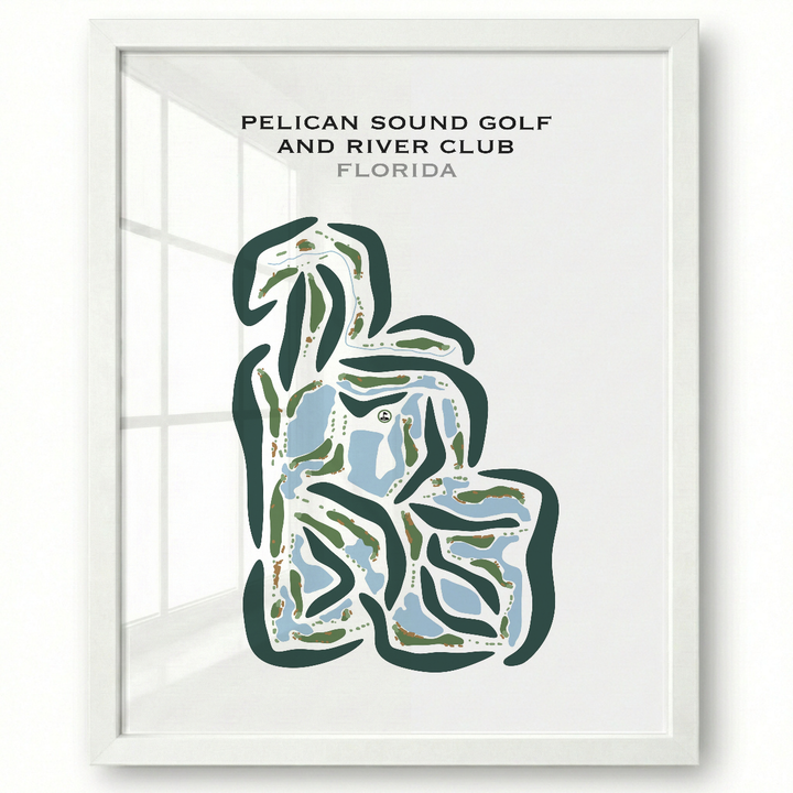 Pelican Sound Golf & River Club, Florida - Printed Golf Courses