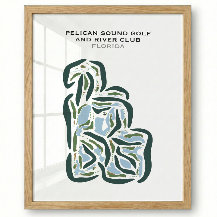 Pelican Sound Golf & River Club, Florida - Printed Golf Courses