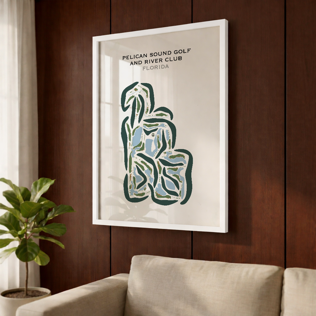 Pelican Sound Golf & River Club, Florida - Printed Golf Courses