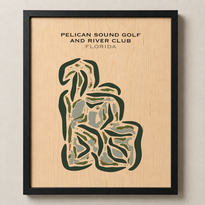 Pelican Sound Golf & River Club, Florida - Printed Golf Courses
