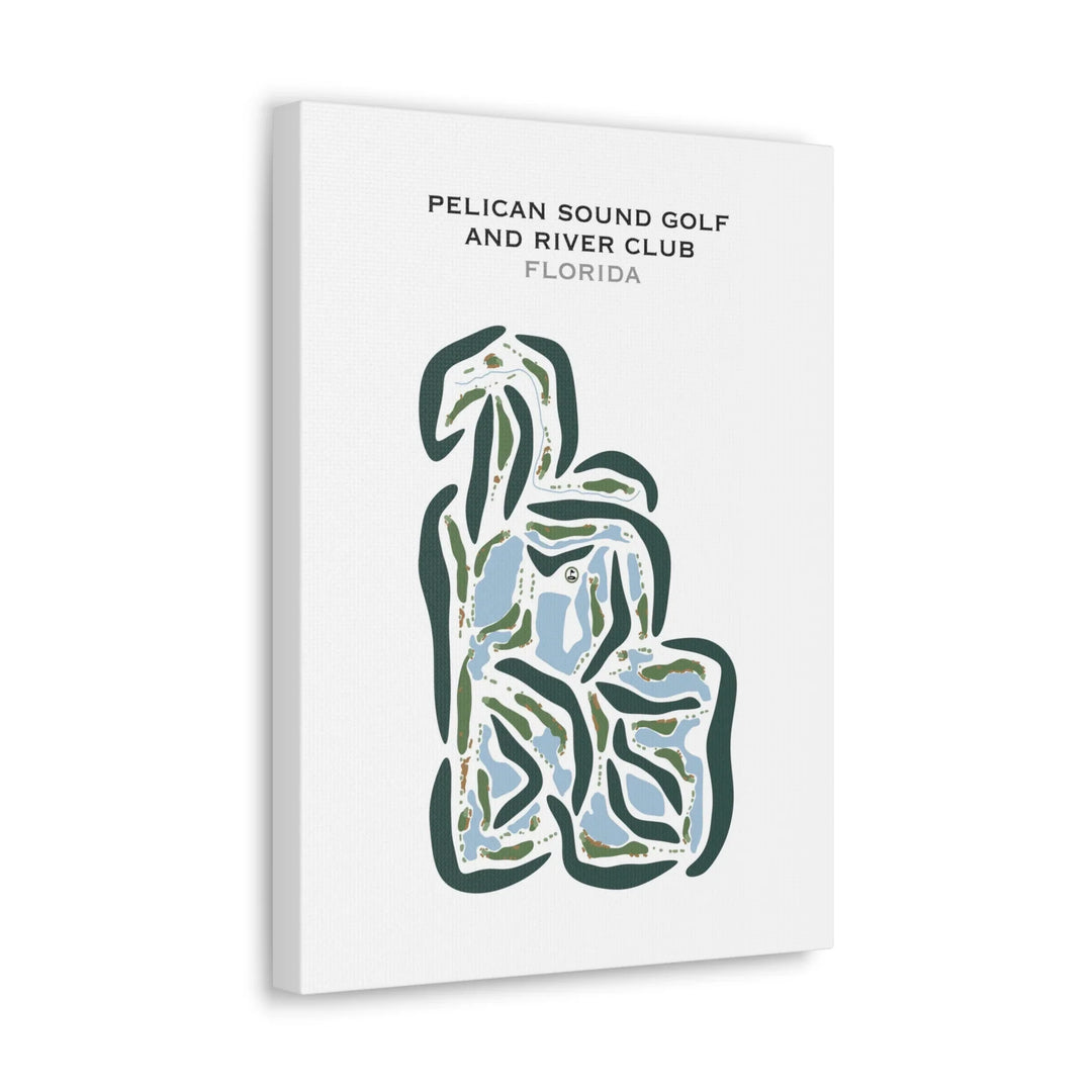 Pelican Sound Golf & River Club, Florida - Printed Golf Courses