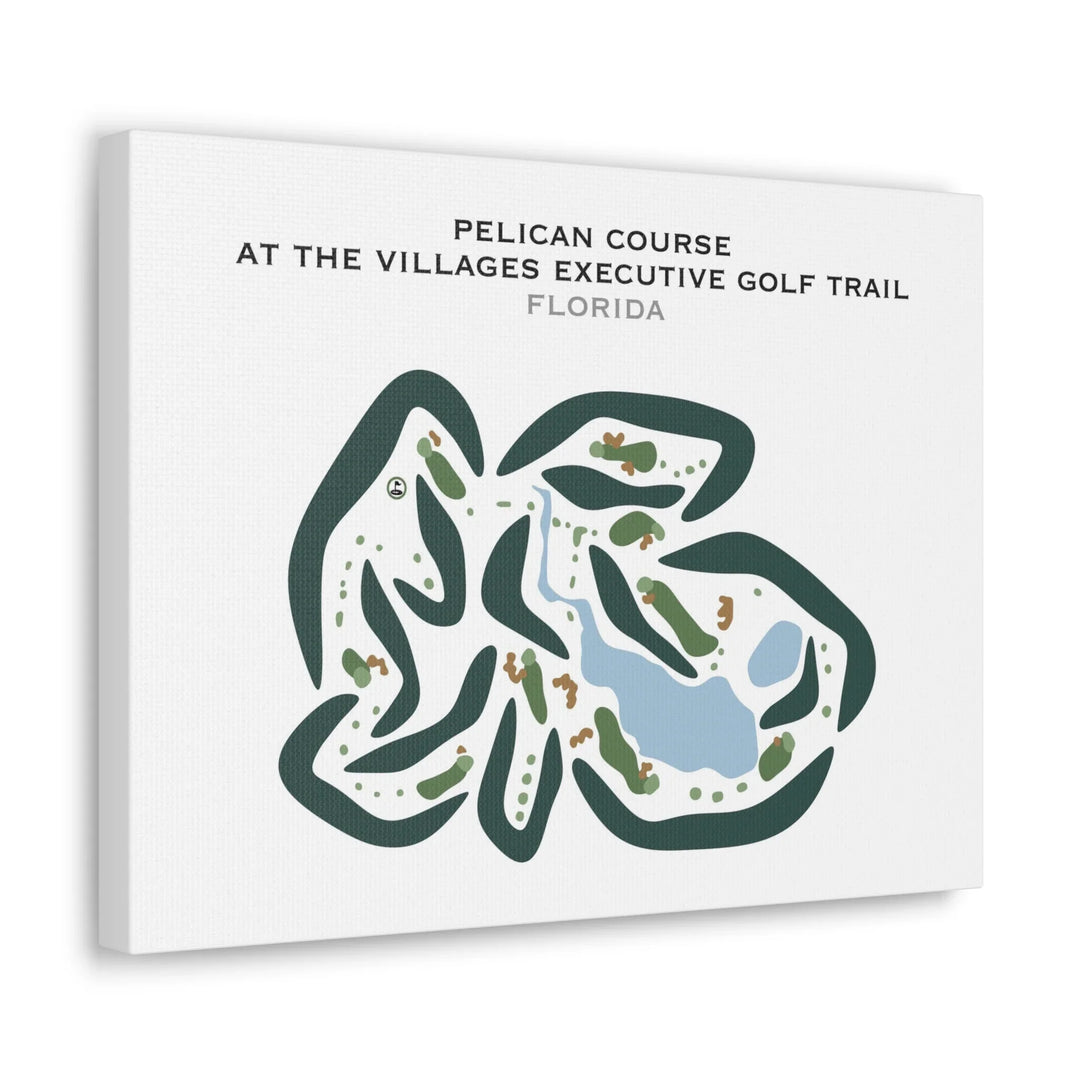 Pelican Course at The Villages Executive Golf Trail, Florida - Printed Golf Courses