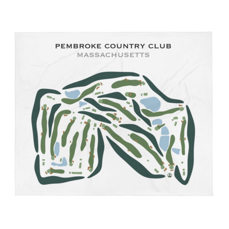 Pembroke Country Club, Massachusetts - Printed Golf Courses