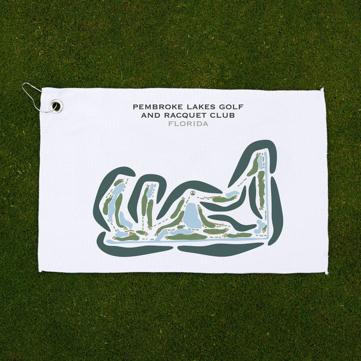 Pembroke Lakes Golf & Racquet Club, Florida - Printed Golf Courses