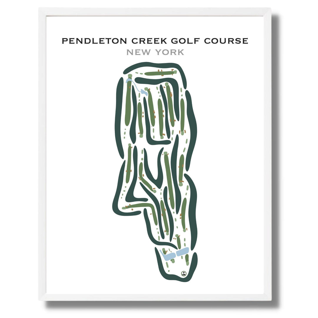 Pendleton Creek Golf Course, New York - Printed Golf Courses - Golf Course Prints