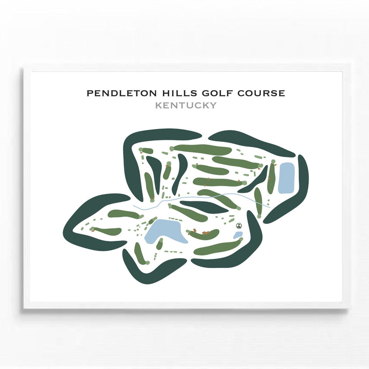 Pendleton Hills Golf Course, Kentucky - Printed Golf Courses