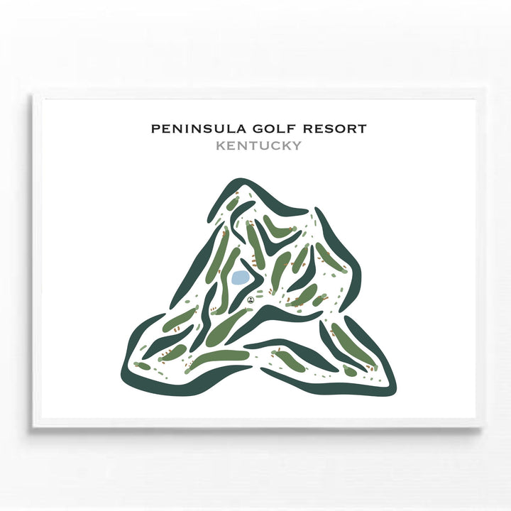 Peninsula Golf Resort, Kentucky - Printed Golf Courses