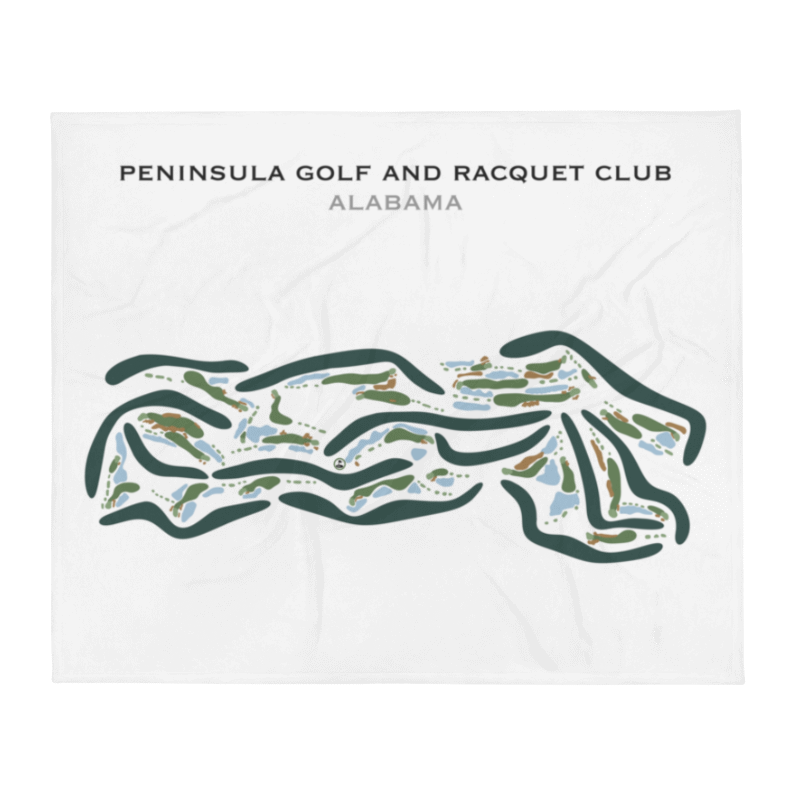 Peninsula Golf & Racquet Club, Alabama - Printed Golf Courses