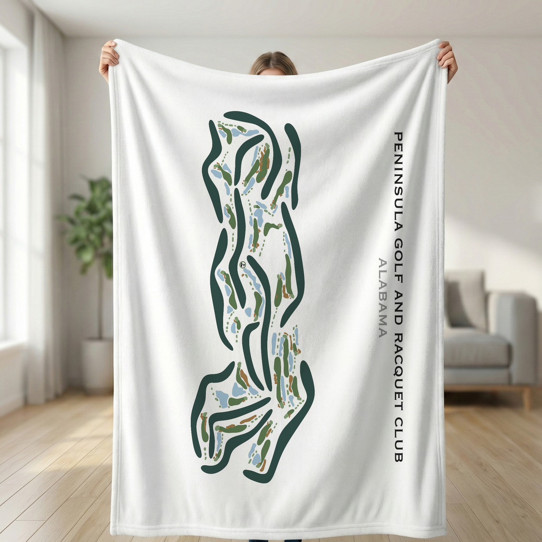 Peninsula Golf & Racquet Club, Alabama - Printed Golf Courses