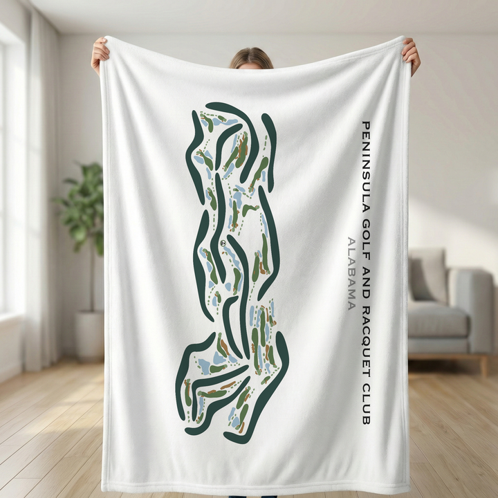 Peninsula Golf & Racquet Club, Alabama - Printed Golf Courses