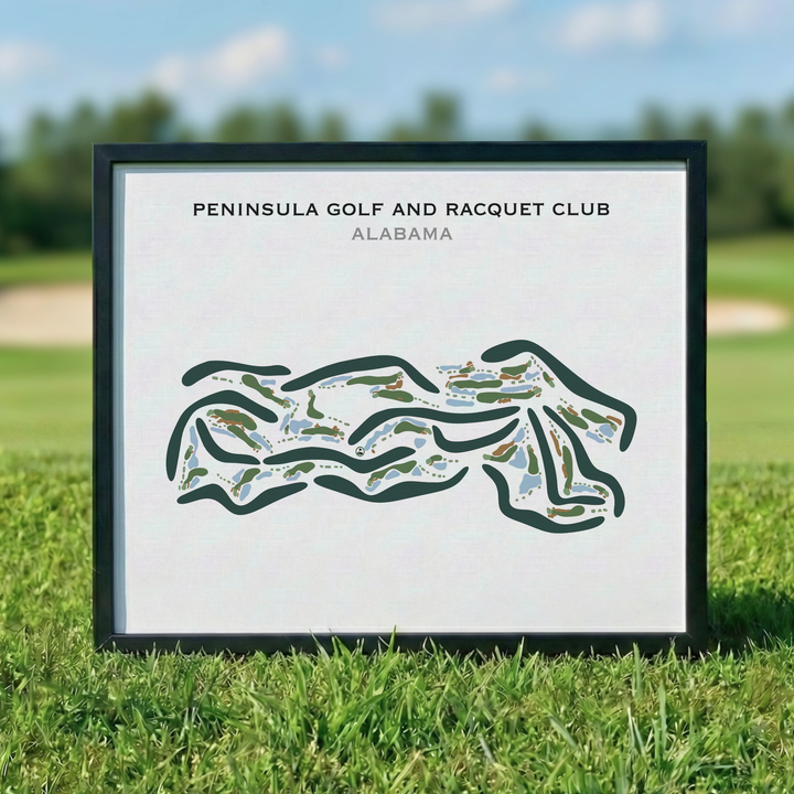 Peninsula Golf & Racquet Club, Alabama - Printed Golf Courses
