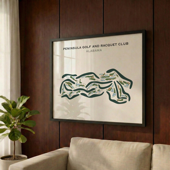 Peninsula Golf & Racquet Club, Alabama - Printed Golf Courses