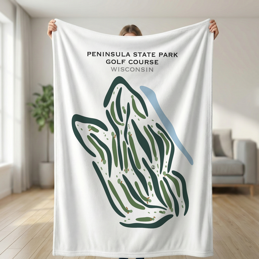 Peninsula State Park Golf Course, Wisconsin - Printed Golf Courses