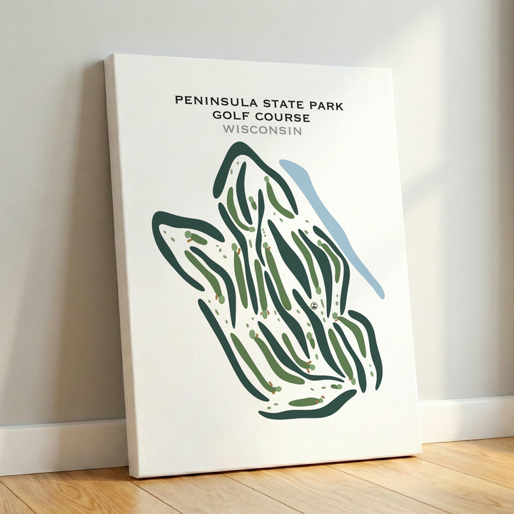 Peninsula State Park Golf Course, Wisconsin - Printed Golf Courses