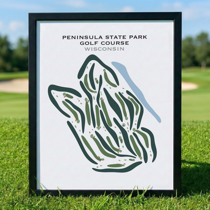 Peninsula State Park Golf Course, Wisconsin - Printed Golf Courses