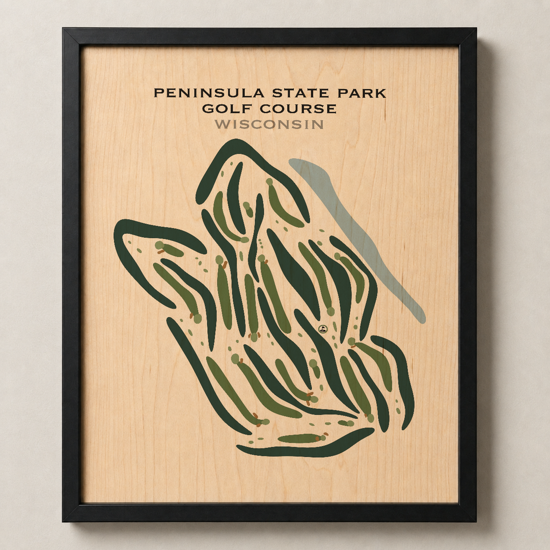Peninsula State Park Golf Course, Wisconsin - Printed Golf Courses