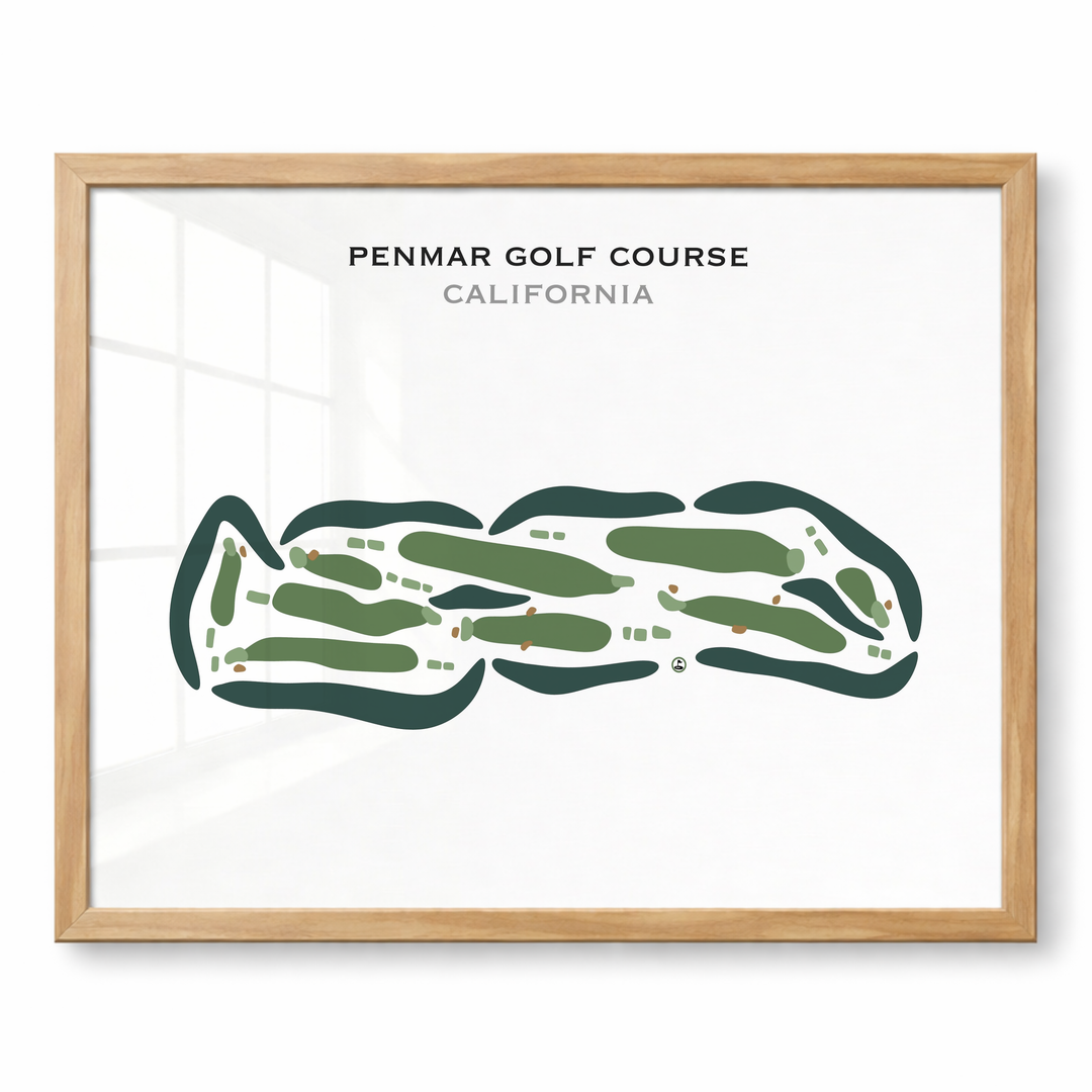 Penmar Golf Course, California - Printed Golf Courses