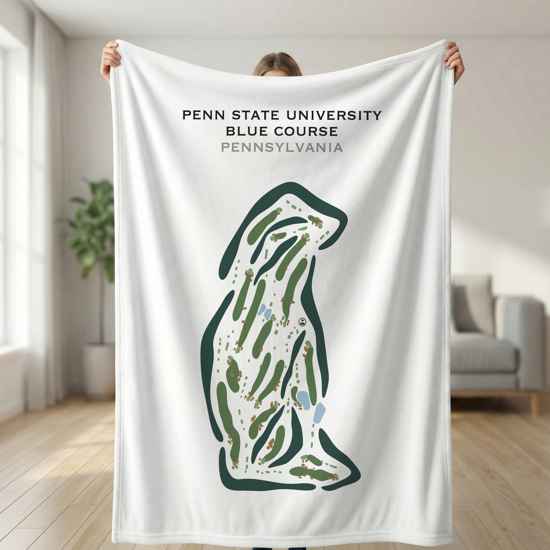 Penn State University - The Blue Course, Pennsylvania - Printed Golf Courses