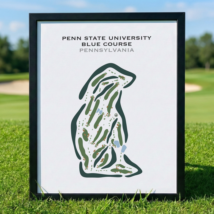 Penn State University - The Blue Course, Pennsylvania - Printed Golf Courses