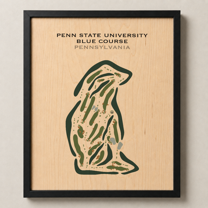 Penn State University - The Blue Course, Pennsylvania - Printed Golf Courses