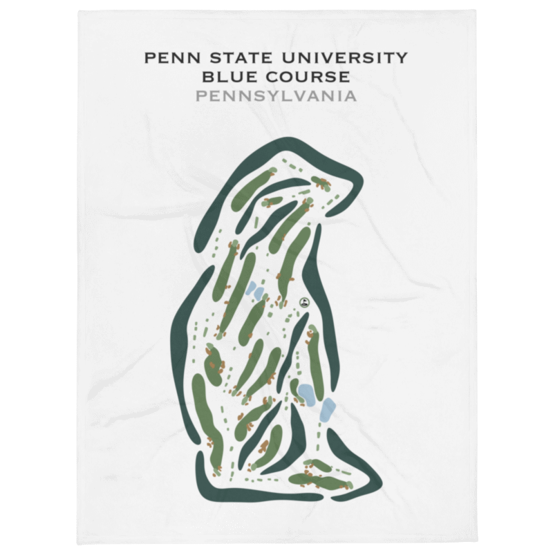 Penn State University - The Blue Course, Pennsylvania - Printed Golf Courses