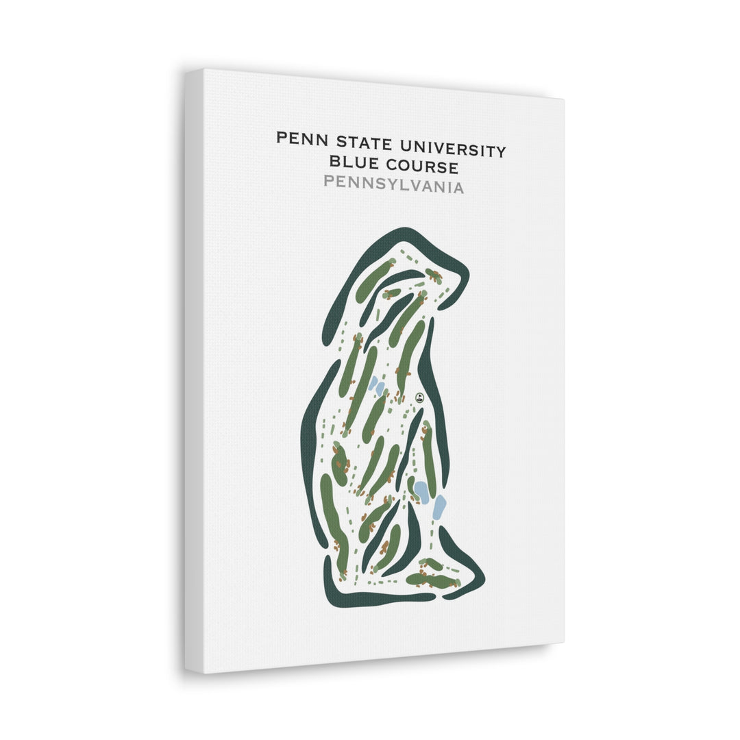 Penn State University - The Blue Course, Pennsylvania - Printed Golf Courses