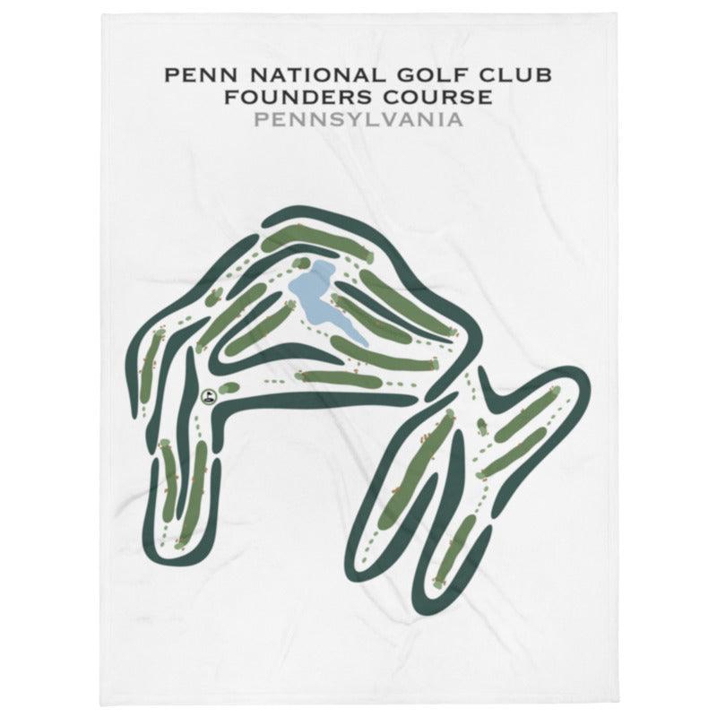 Penn National Golf Club Founders Course, Pennsylvania - Printed Golf Courses - Golf Course Prints