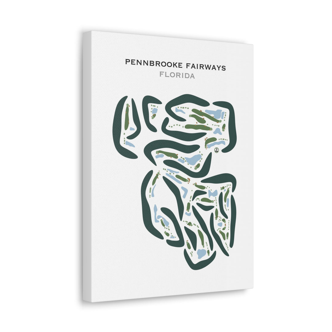 Pennbrooke Fairways, Florida - Printed Golf Courses