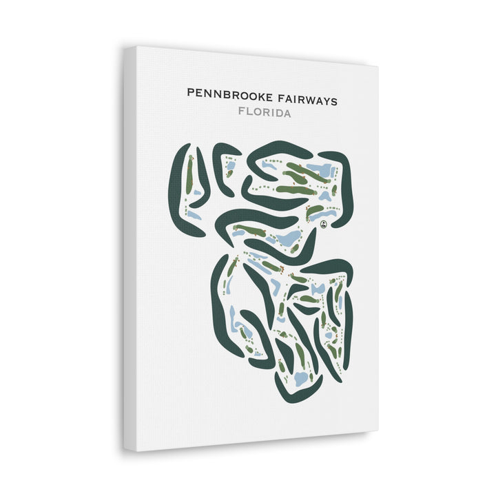 Pennbrooke Fairways, Florida - Printed Golf Courses