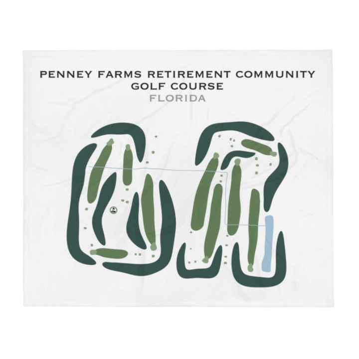 Penney Farms Retirement Community Golf Course, Florida - Printed Golf Courses