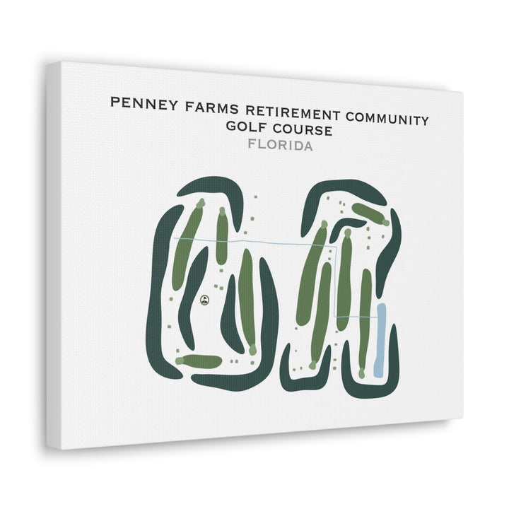 Penney Farms Retirement Community Golf Course, Florida - Printed Golf Courses