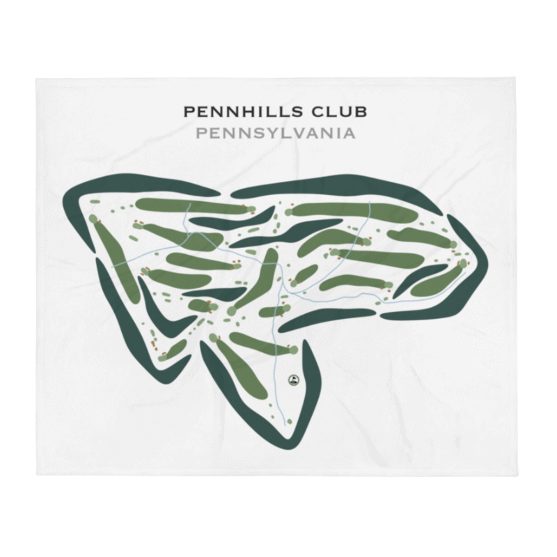 Pennhills Club, Pennsylvania - Printed Golf Courses