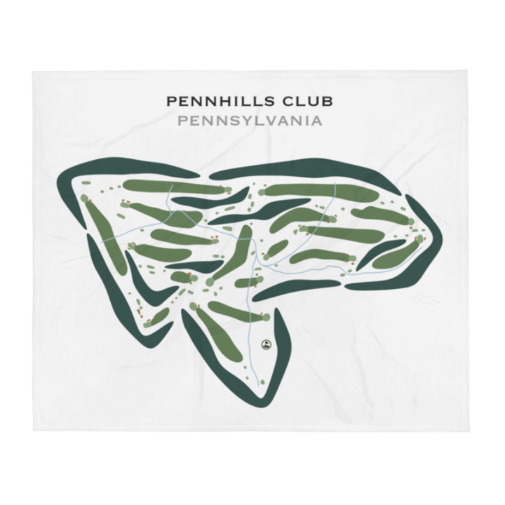 Pennhills Club, Pennsylvania - Printed Golf Courses