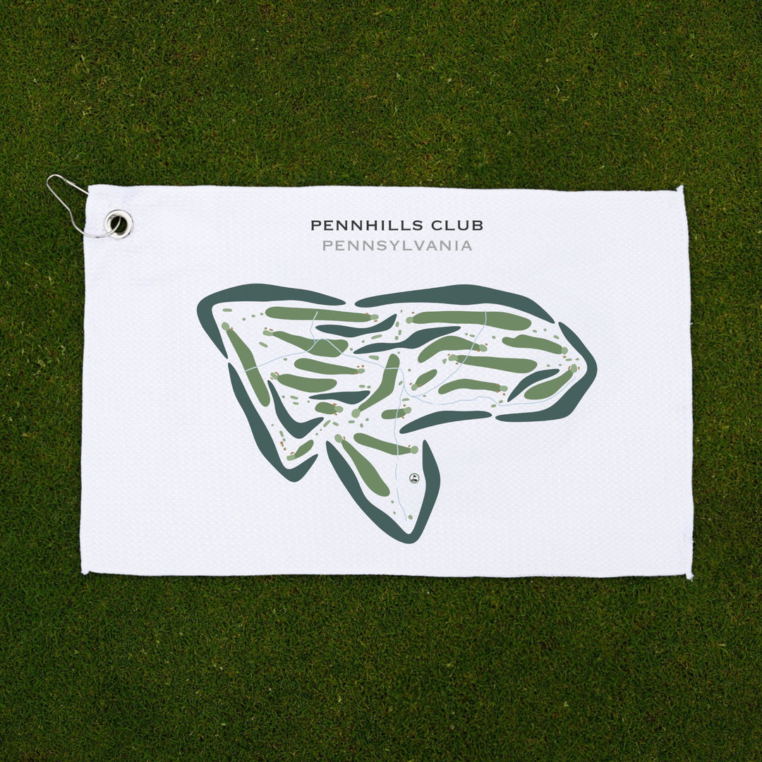 Pennhills Club, Pennsylvania - Printed Golf Courses