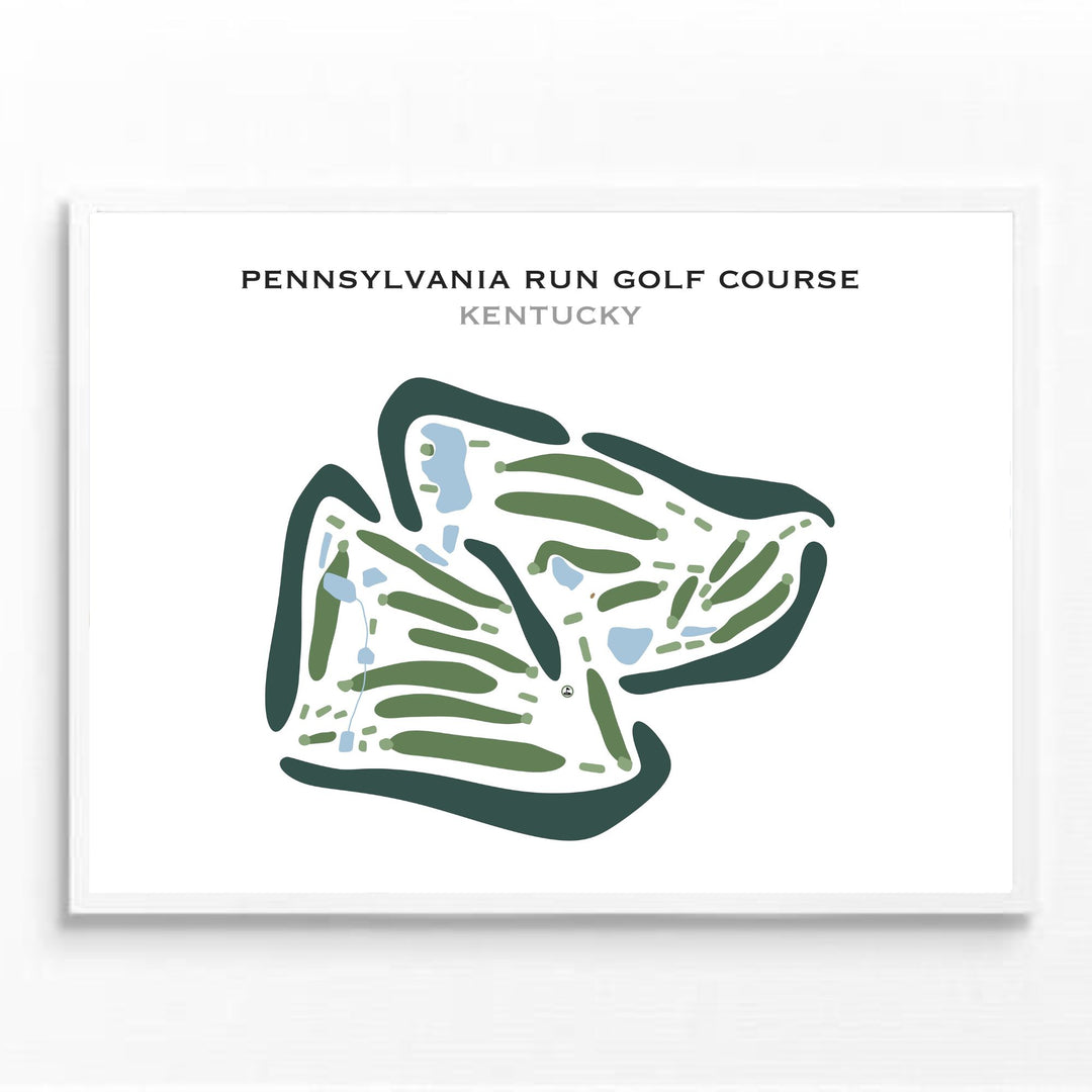 Pennsylvania Run Golf Course, Kentucky - Printed Golf Courses