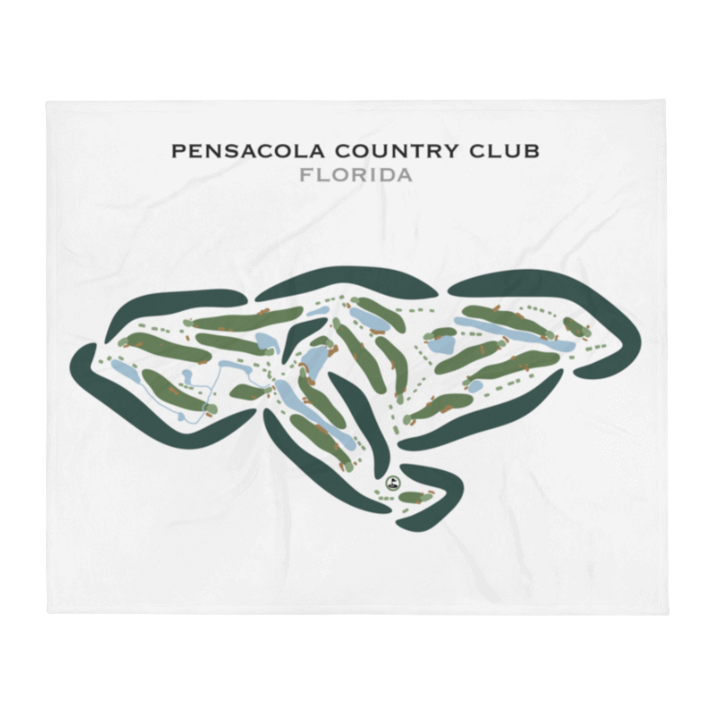 Pensacola Country Club, Florida - Printed Golf Courses