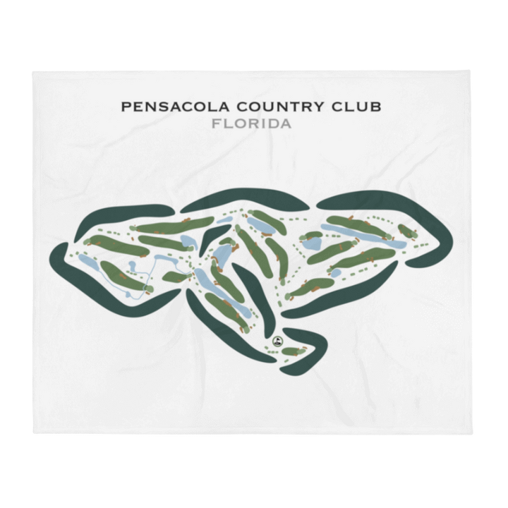 Pensacola Country Club, Florida - Printed Golf Courses