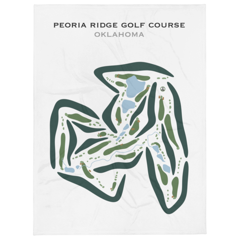 Peoria Ridge Golf Course, Oklahoma - Printed Golf Courses