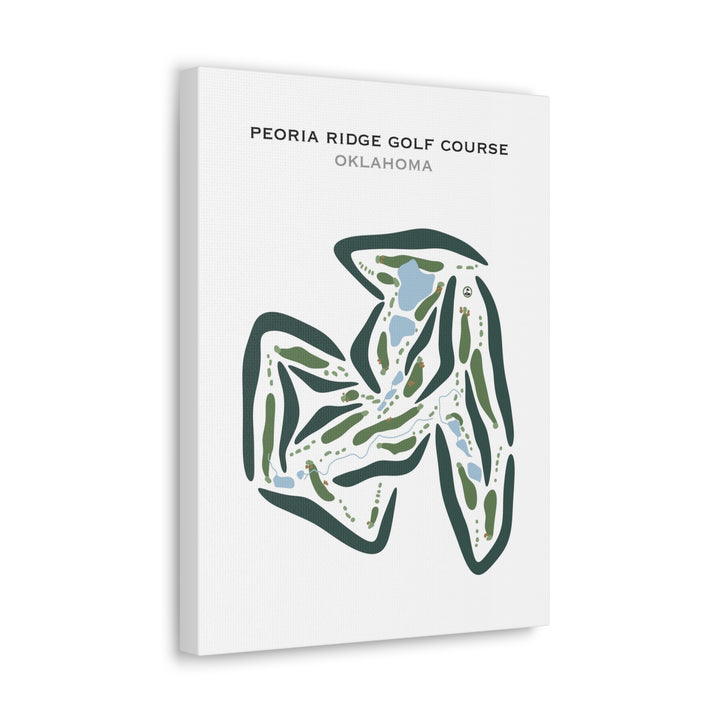 Peoria Ridge Golf Course, Oklahoma - Printed Golf Courses