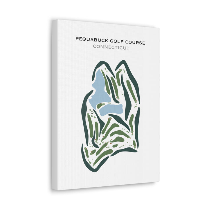 Pequabuck Golf Course, Connecticut - Printed Golf Courses