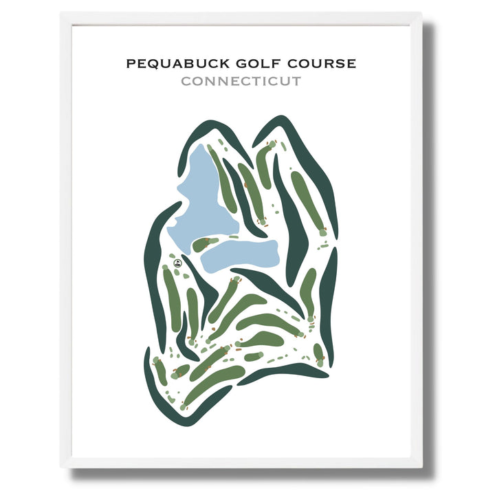 Pequabuck Golf Course, Connecticut - Printed Golf Courses